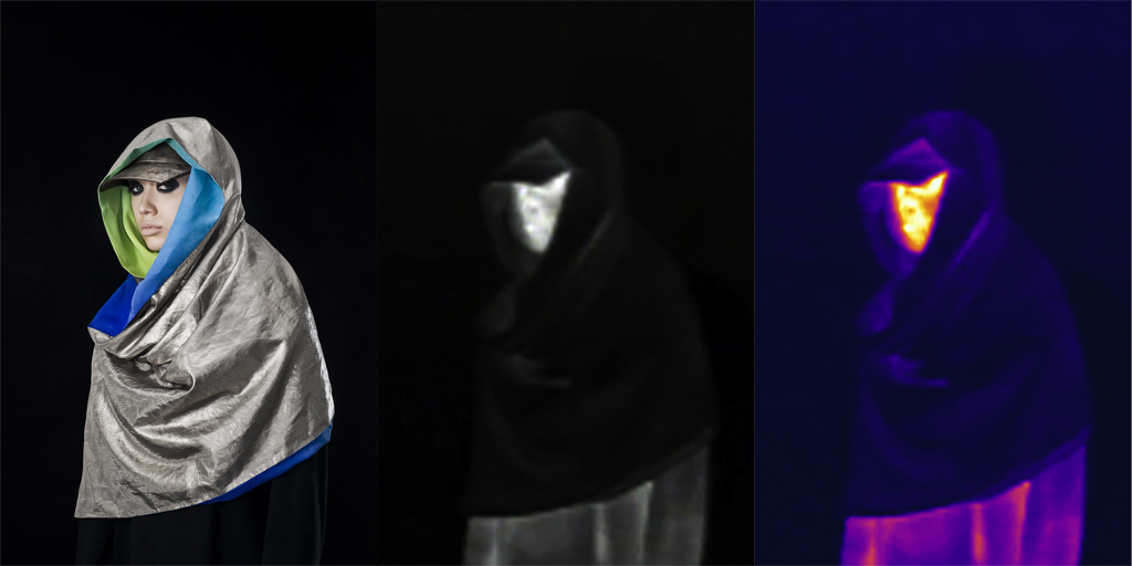 Anti-Drone Hijab. Photo: Adam Harvey